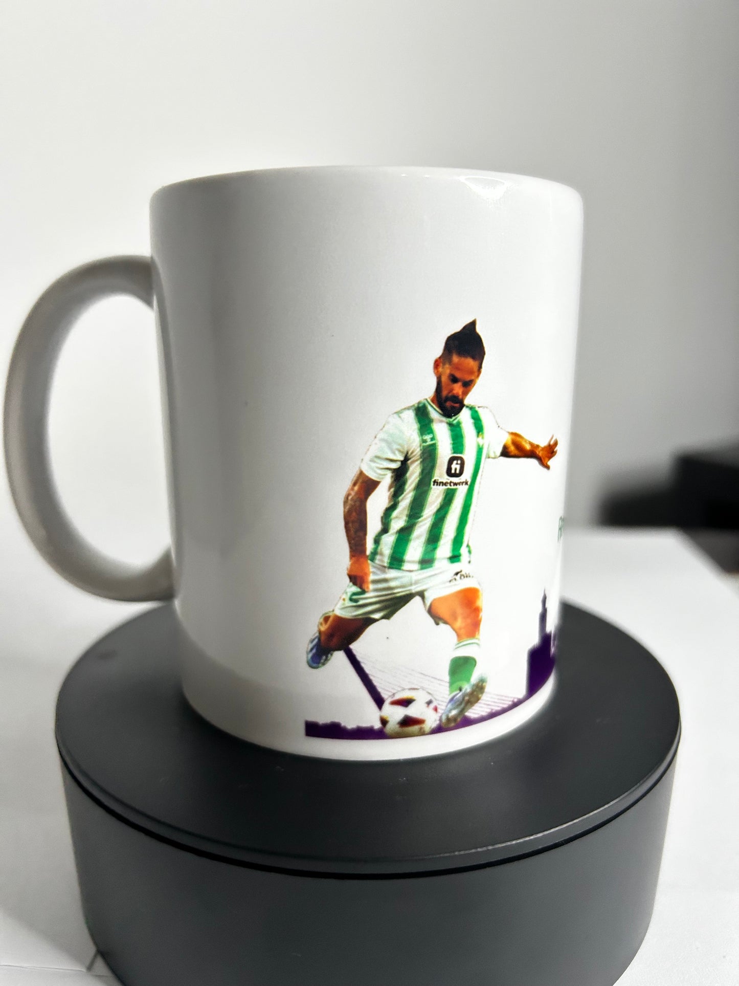 Taza Personalizada Real Betis Balompié (Isco Alarcon) 9,99€