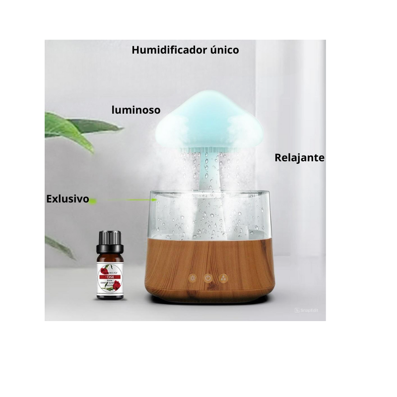 Humidificador en forma de nube